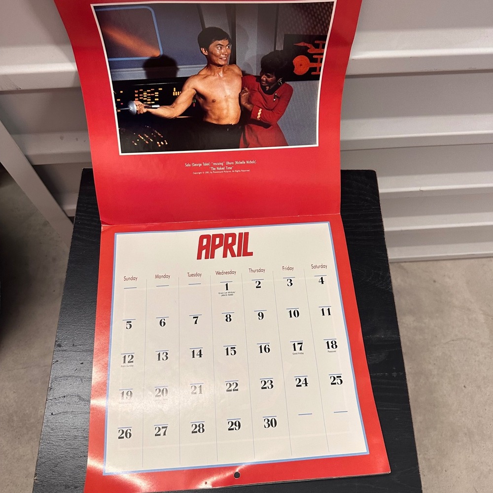 Vintage Star Trek 25th Anniversary 1992 Calendar Pocket Books Collectible - Picture 5 of 8